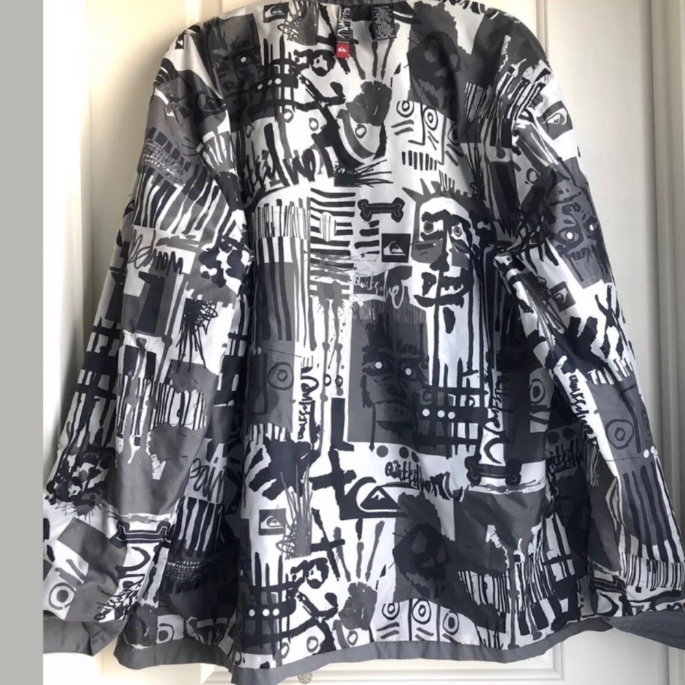 Quicksilver Full Front Zip Up Coat Jacket XXL - Picture 2 of 7